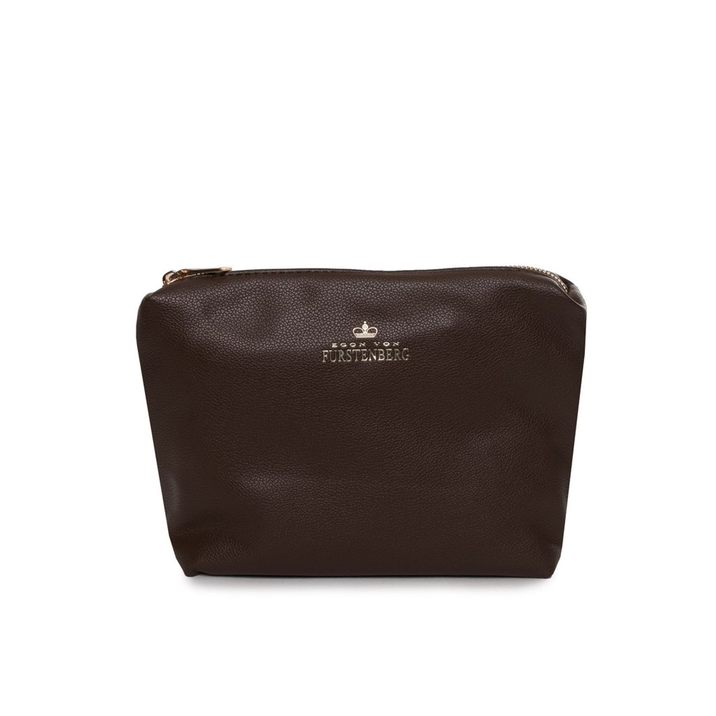 Egon Von Furstenberg MASRSHA Dual Handle Shoulder Bag – Saddle Brown