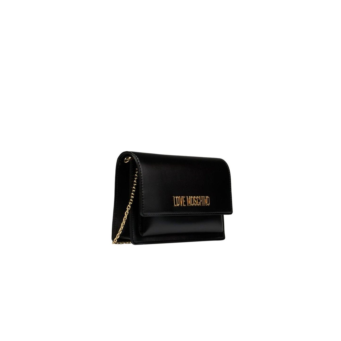 Love Moschino Iconic Flap Crossbody – Black
