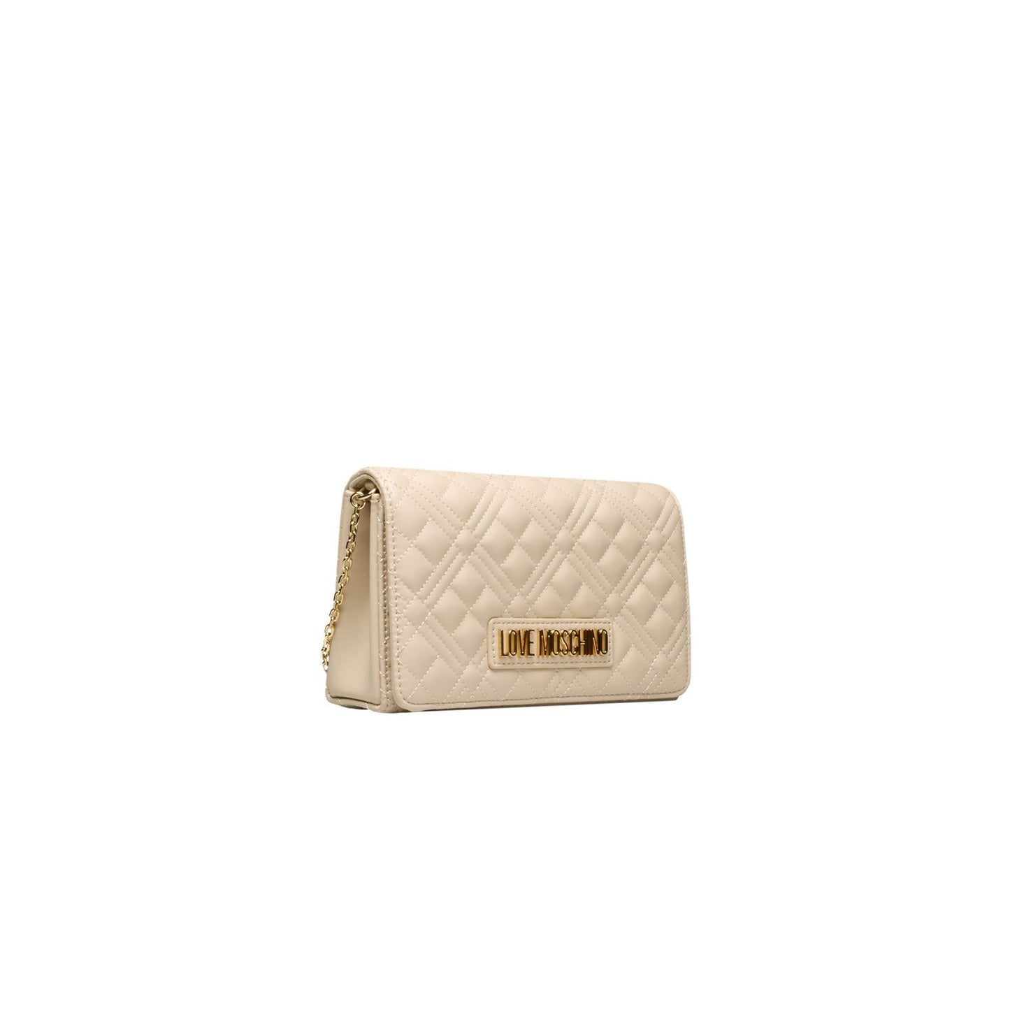 Love Moschino Diamond Stitch Crossbody - Ivory