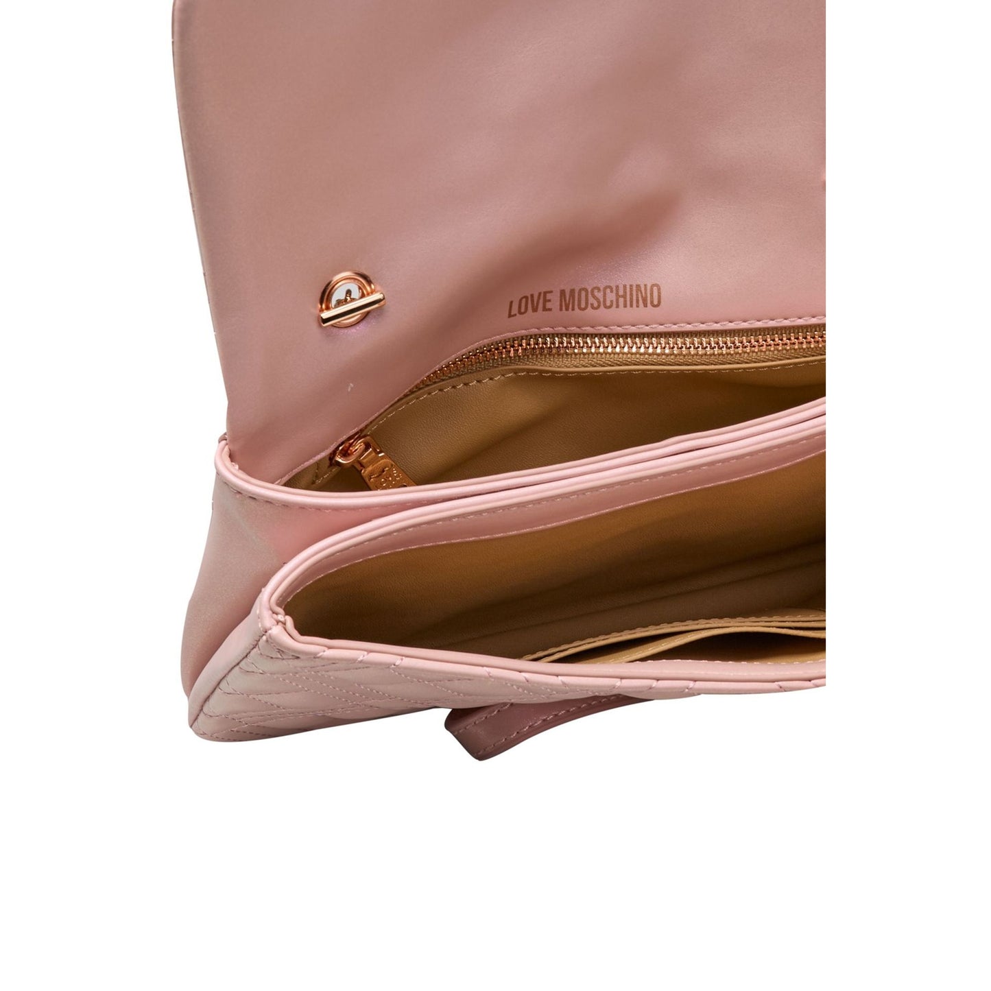 Love Moschino Quilted Crossbody - Rose Blush