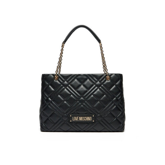 Love Moschino Quilted Chain Shoulder Bag – Black