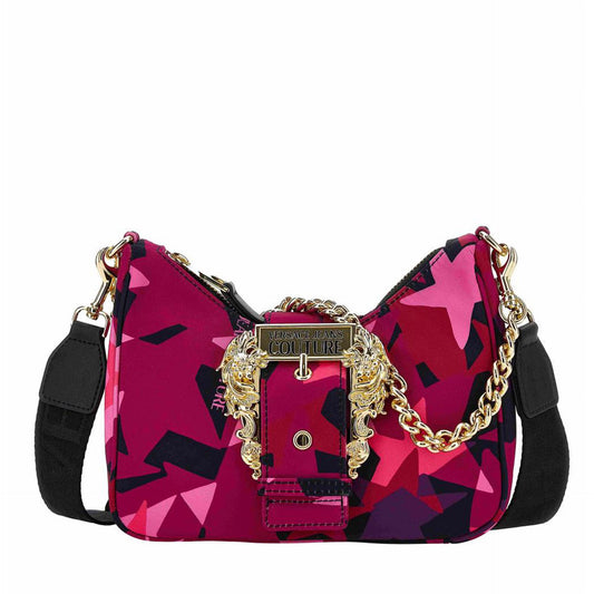 Versace Jeans Couture Shoulder Bag with Contemporary Details - Hot Pink
