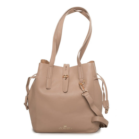 Egon Von Furstenberg MASRSHA Dual Handle Shoulder Bag – Tan