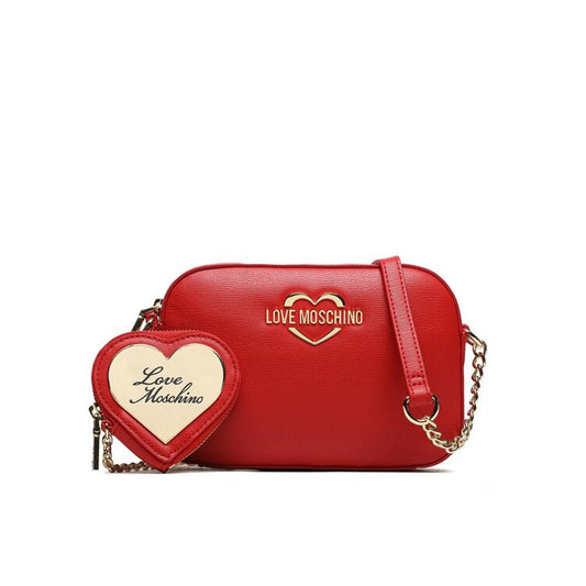 حقيبة كروس Love Moschino بسحر القلب – وردي فاتح