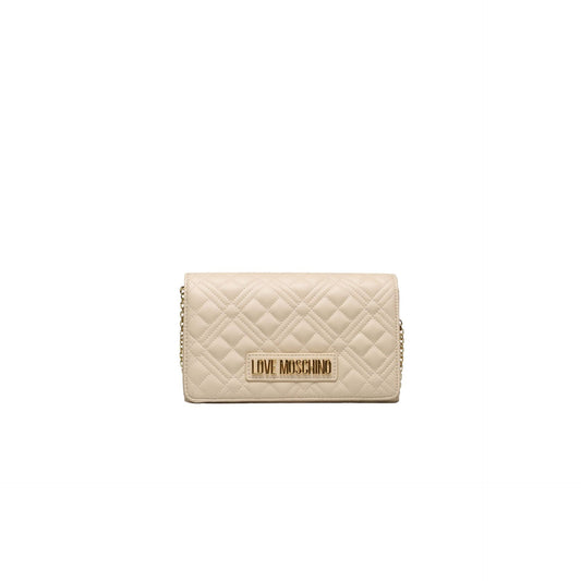 Love Moschino Diamond Stitch Crossbody - Ivory