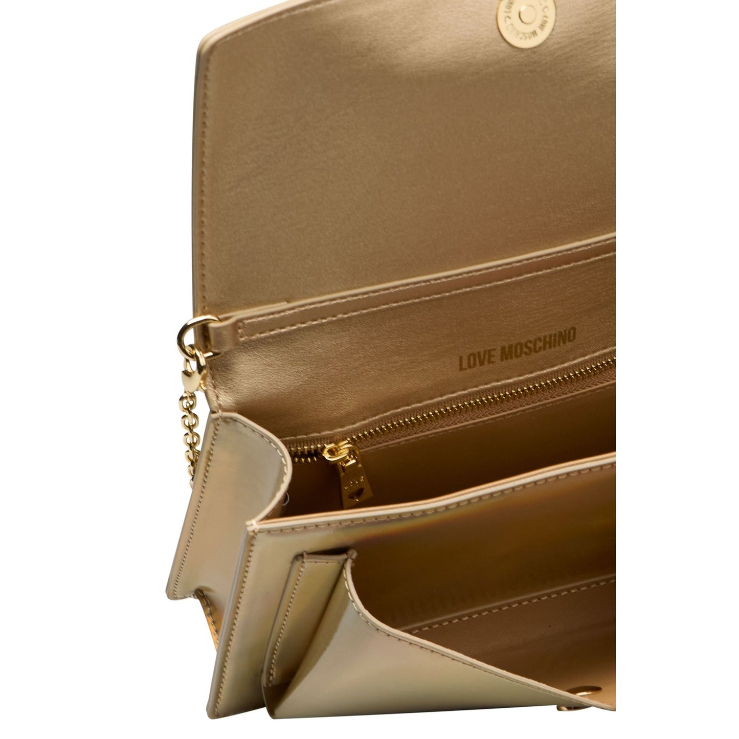 Love Moschino Iridescent Flap Crossbody Bag